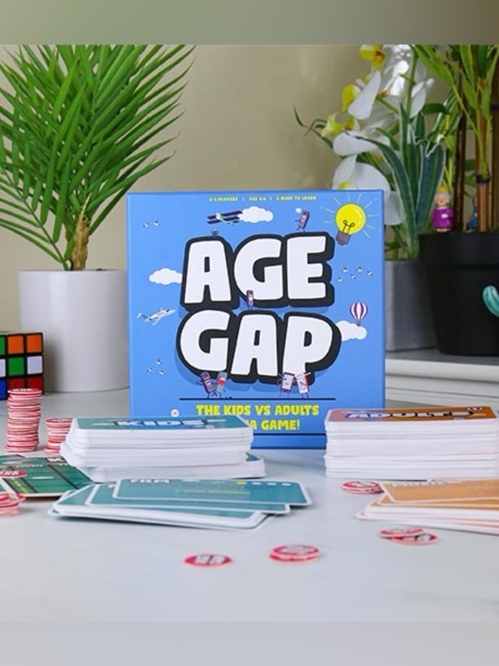 Age Gap: Kids vs. Adults Trivia Game - ages 6+